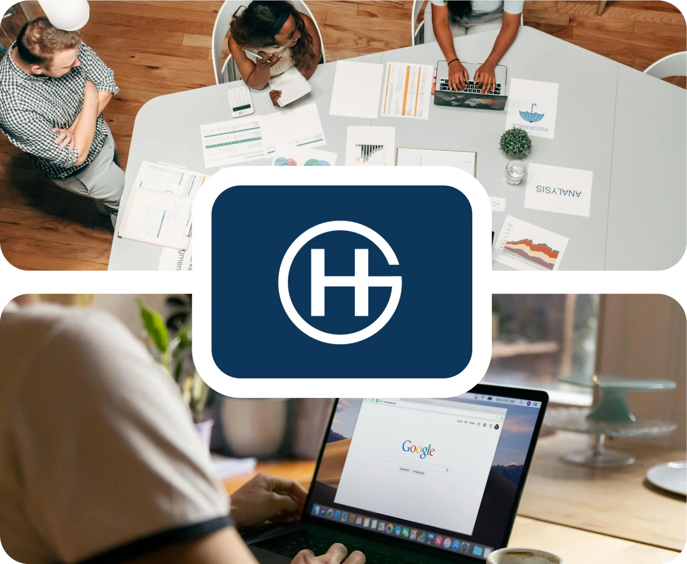 Hgrant Logo on Images