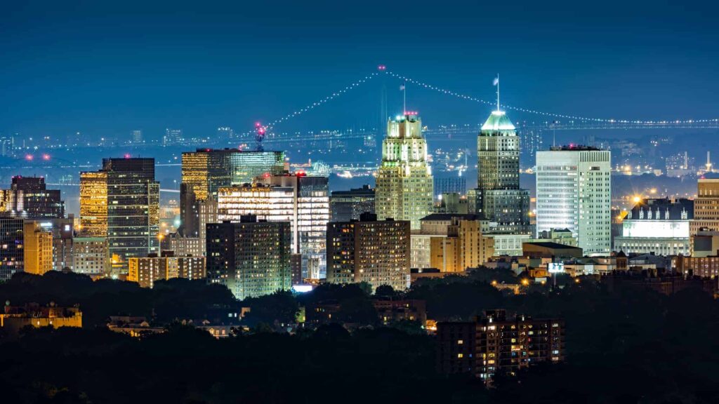 Newark Night view