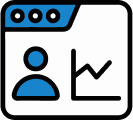 Digital Marketing and ranking icon | H Grant Designs