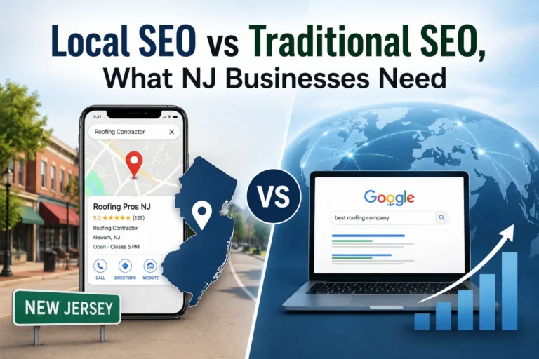 Local SEO vs Traditional SEO, What NJ Businesses Need